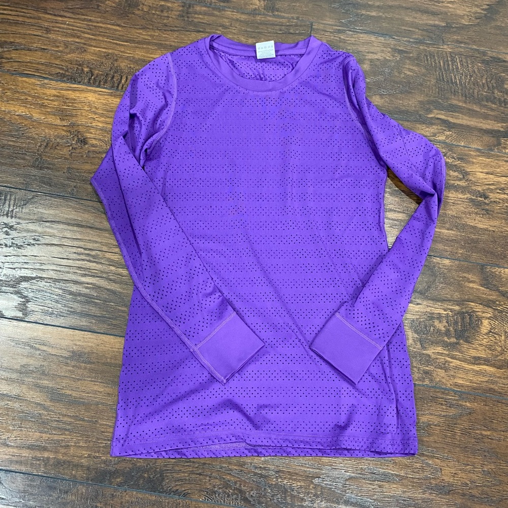 EUC- Zyia Purple Chill Long T size XS - retired!